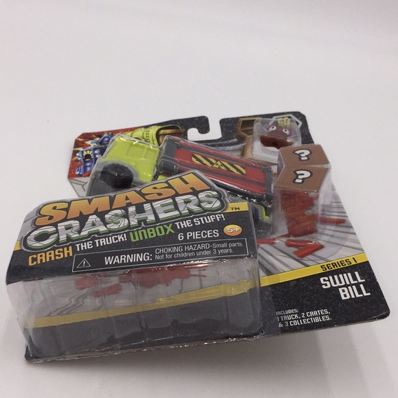 Smash Crashers Swill Bill Series 1 Mystery Crash the Truck! Unbox the Stuff! New - Picture 11 of 12